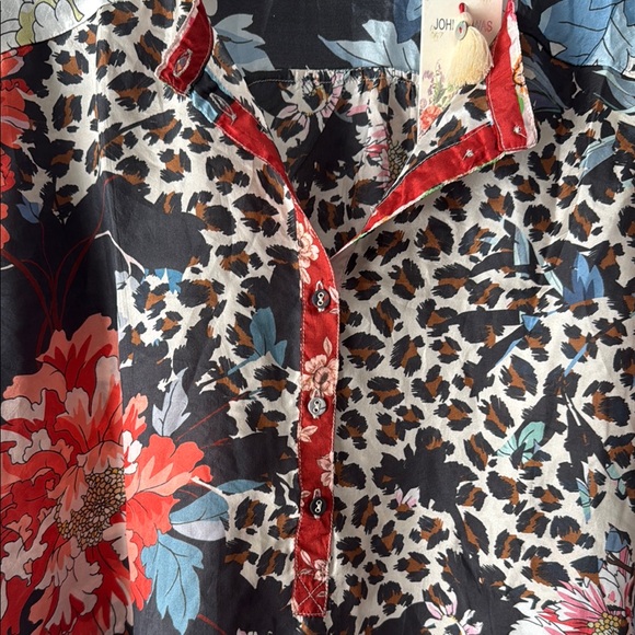 Johnny Was Ontari Cordia Tunic Floral Print Women's Top - Picture 5 of 8